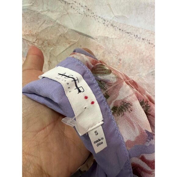 Free People ASTR The Label Kiana Floral Ruched Midi Dress - Picture 9 of 9